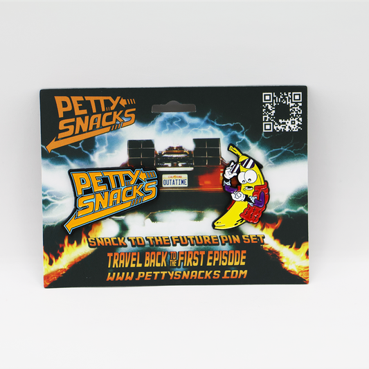 BACK TO THE FUTURE BANANA ENAMEL PIN SET - Petty Snacks