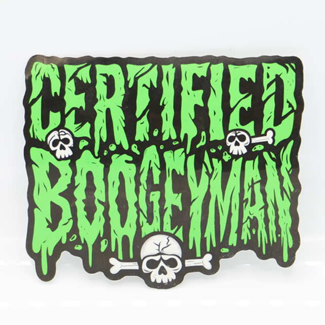Certified Boogeyman Sticker - Petty Snacks