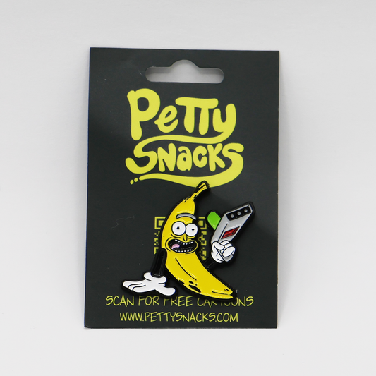 BANANA RICK BANANCHEZ ENAMEL PIN - Petty Snacks