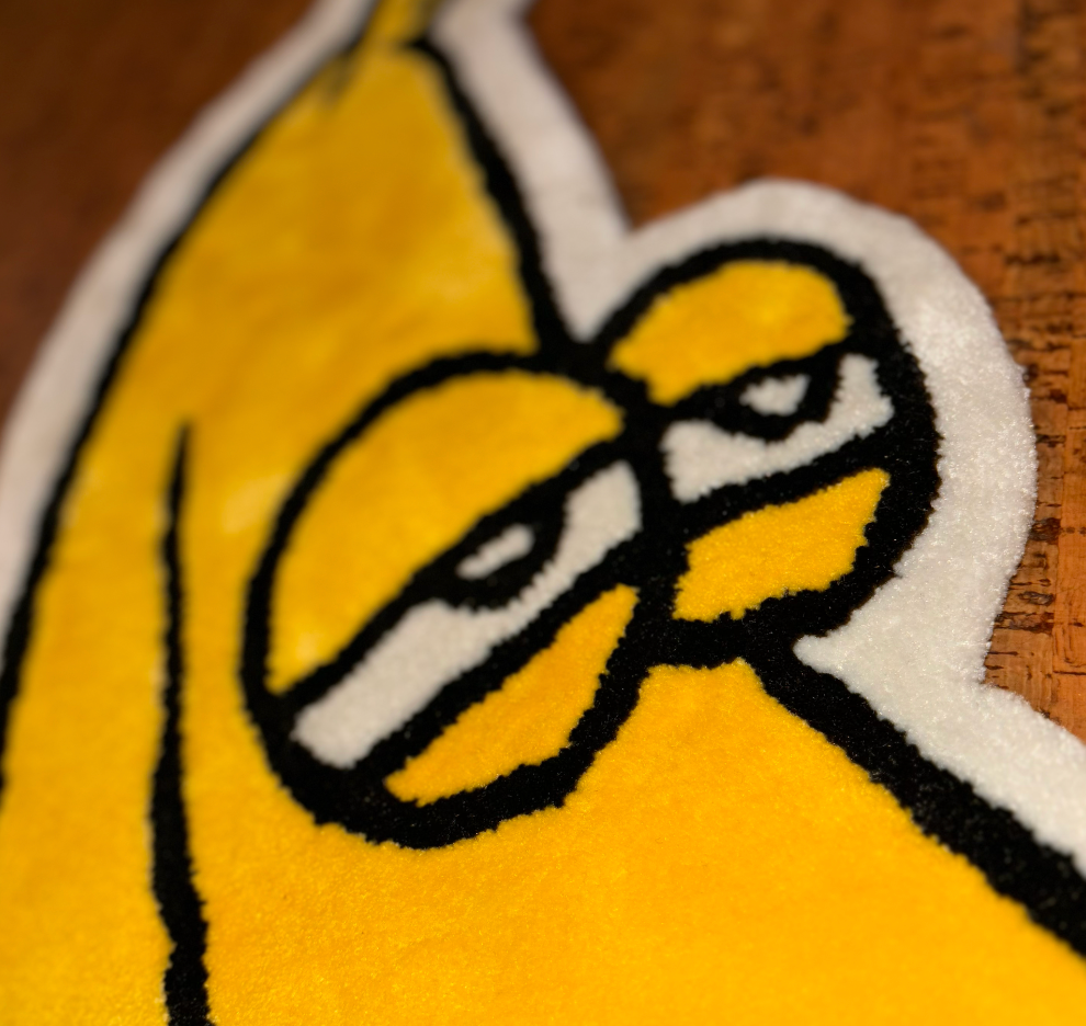 Bananthony Rug (3ft x 3ft) - Petty Snacks