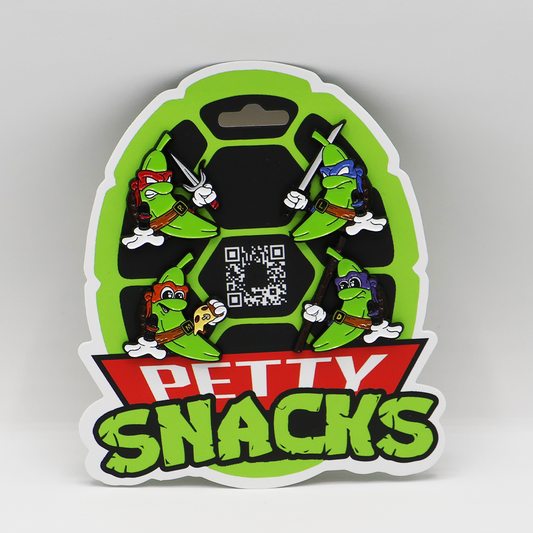 TEENAGE MUTANT NINJA NANAS ENAMEL PIN SET - Petty Snacks