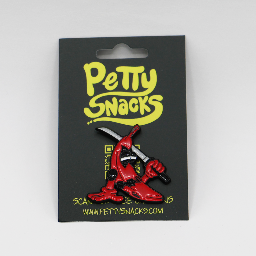 DEADPEEL ENAMEL PIN - Petty Snacks