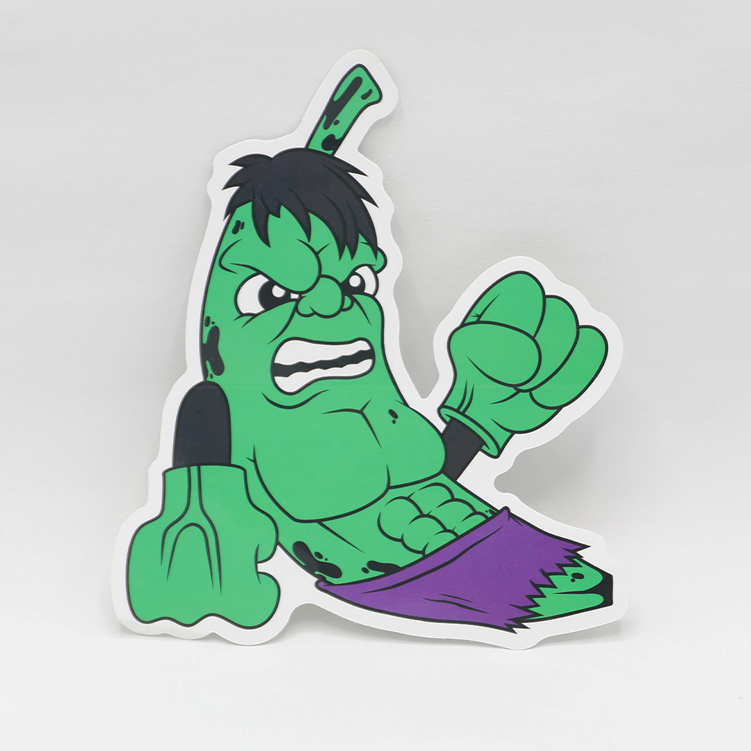 Bruce Bananner Hulk Sticker - Petty Snacks