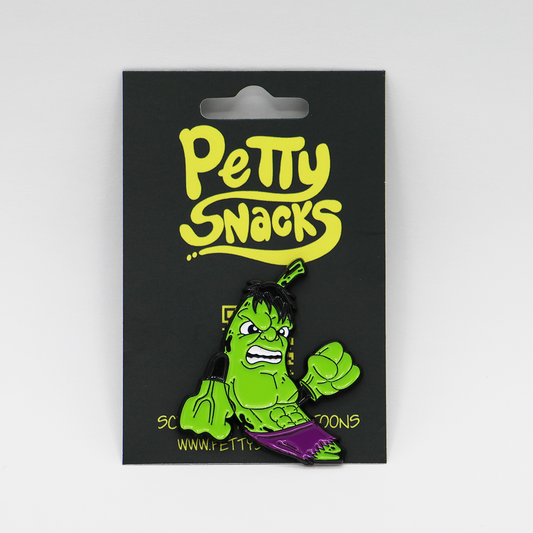 BRUCE BANANNER HULK ENAMEL PIN - Petty Snacks