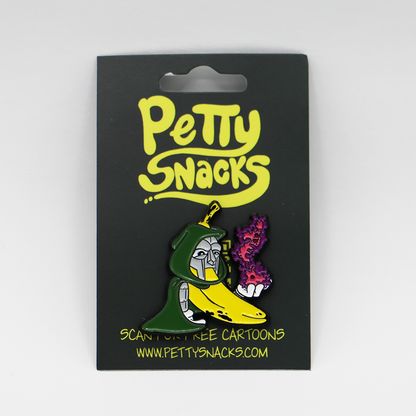 DR. DOOM-NANA ENAMEL PIN - Petty Snacks