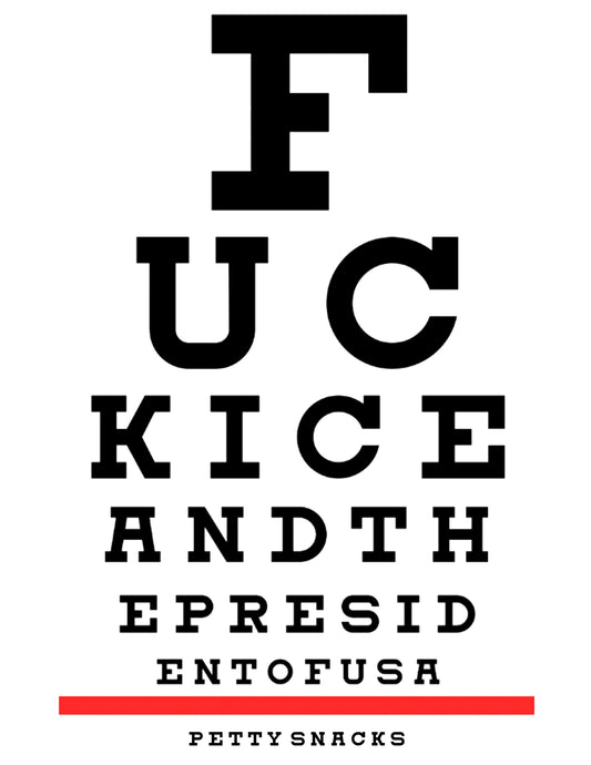 Eye Test Protest Sign (FREE DIGITAL)