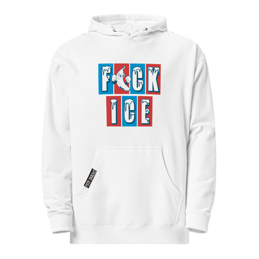 F*ck ICE Hoodie (White)
