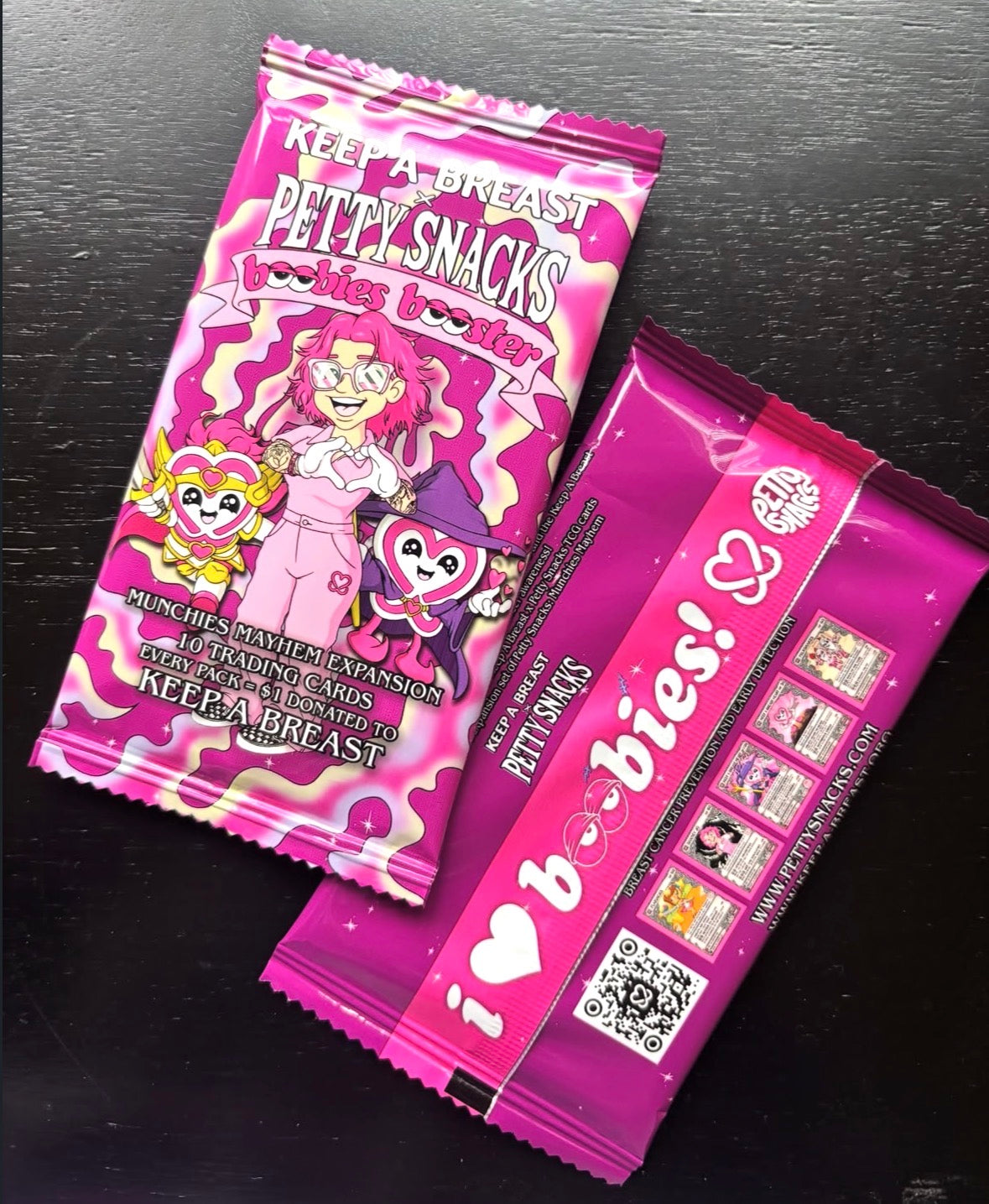 Keep A Breast x Petty Snacks Boobies Booster TCG Pack