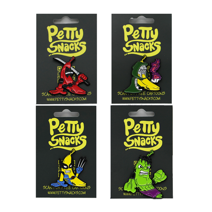 THE MARVEL RIVALS BUNCH 4-PIN SET - Petty Snacks