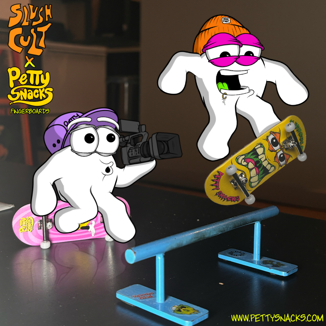 Petty Snacks x Slushcult Fingerboard: Slushnana - Petty Snacks