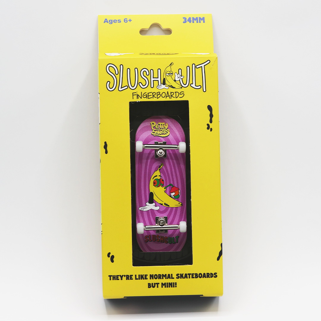 Petty Snacks x Slushcult Fingerboard: Slushnana - Petty Snacks