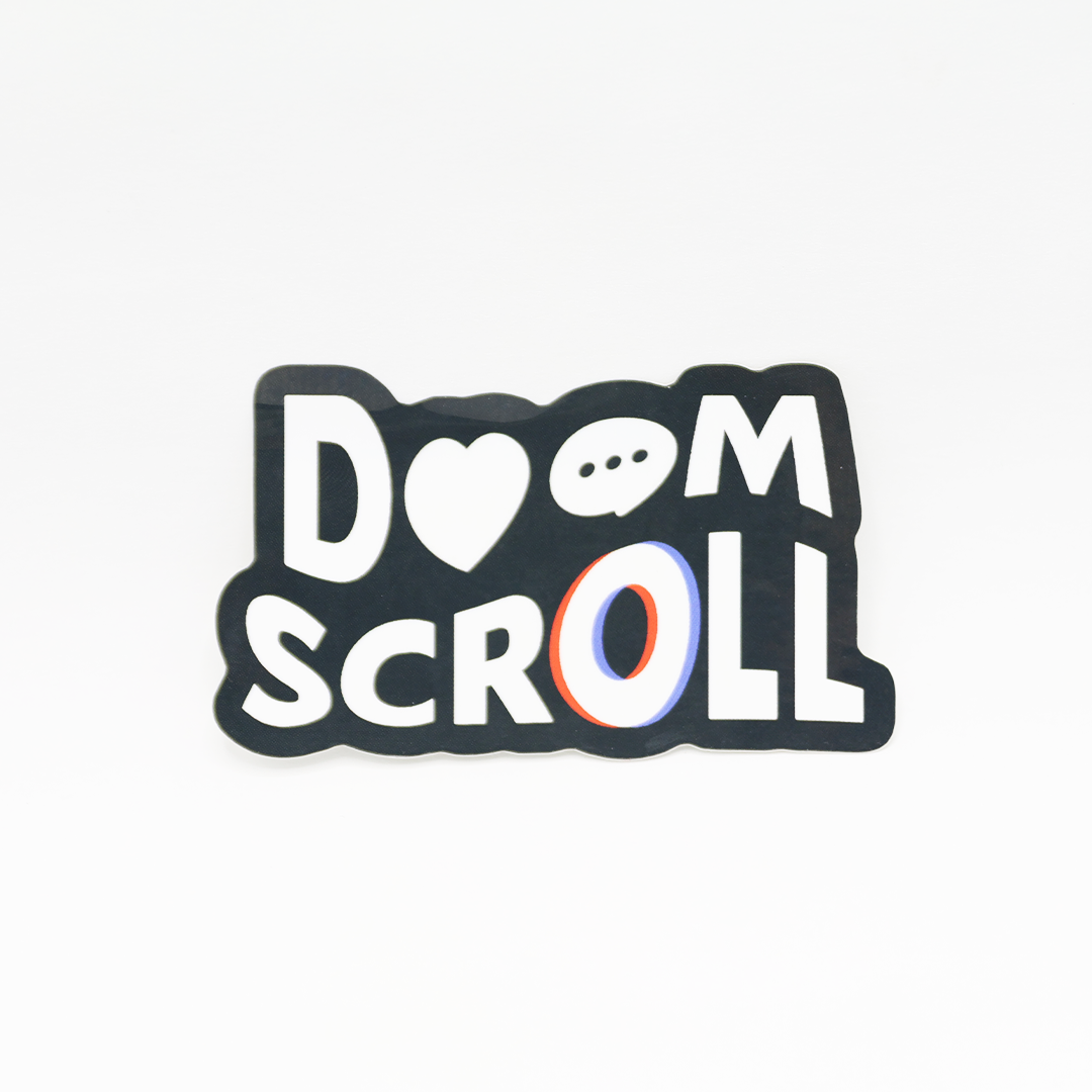 Doom Scroll Sticker β Petty Snacks