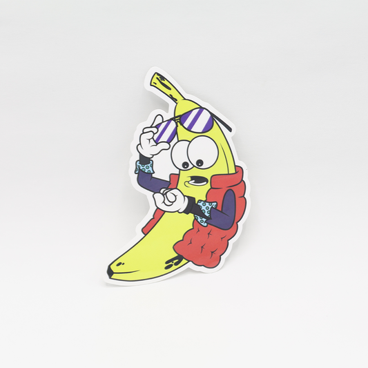 Banana McFly Sticker - Petty Snacks