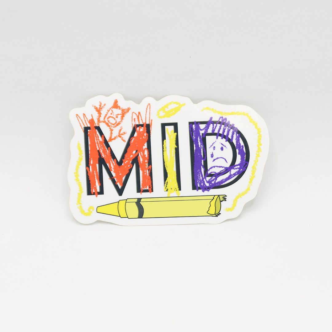 Mid Sticker – Petty Snacks