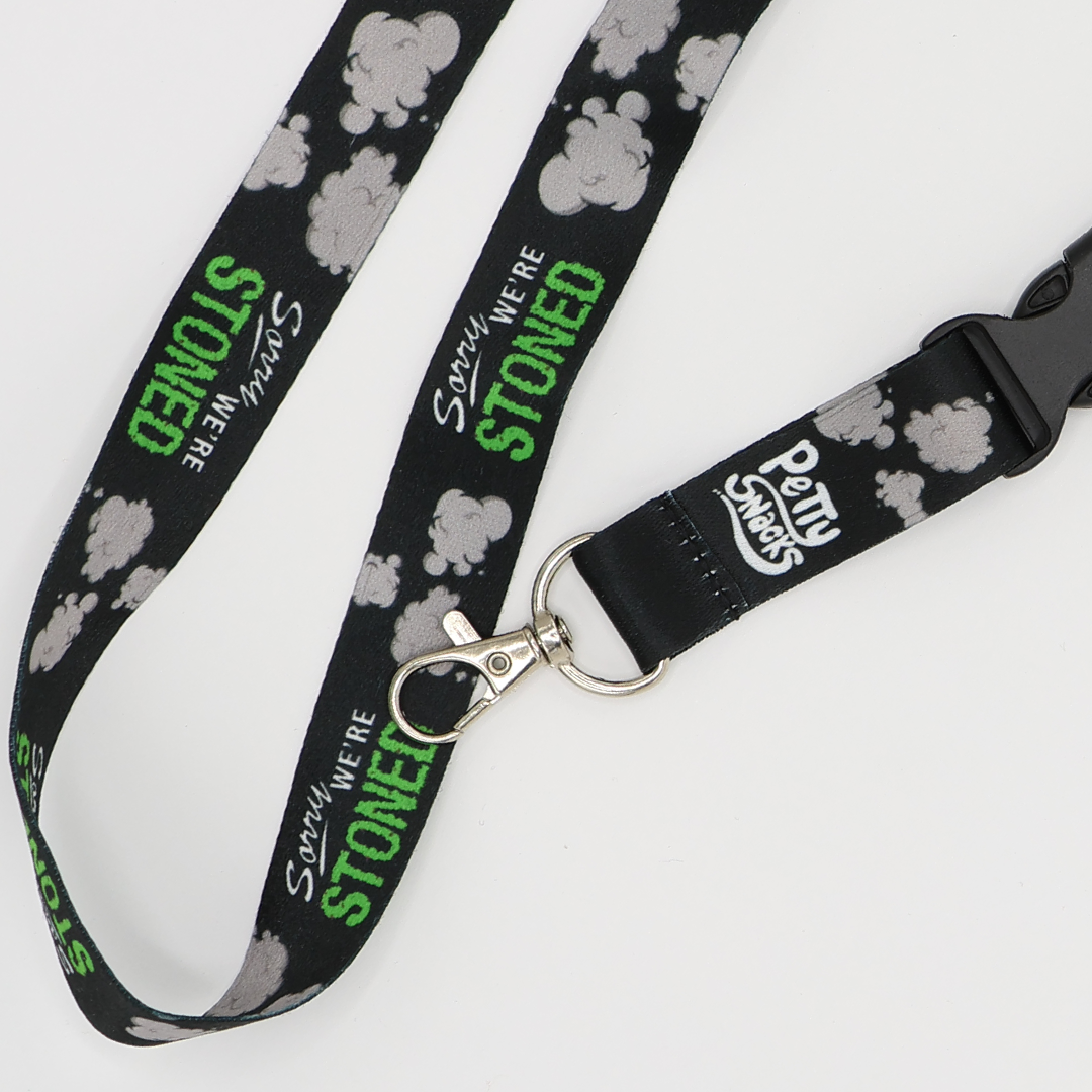 Sorry We're Stoned Lanyard - Petty Snacks