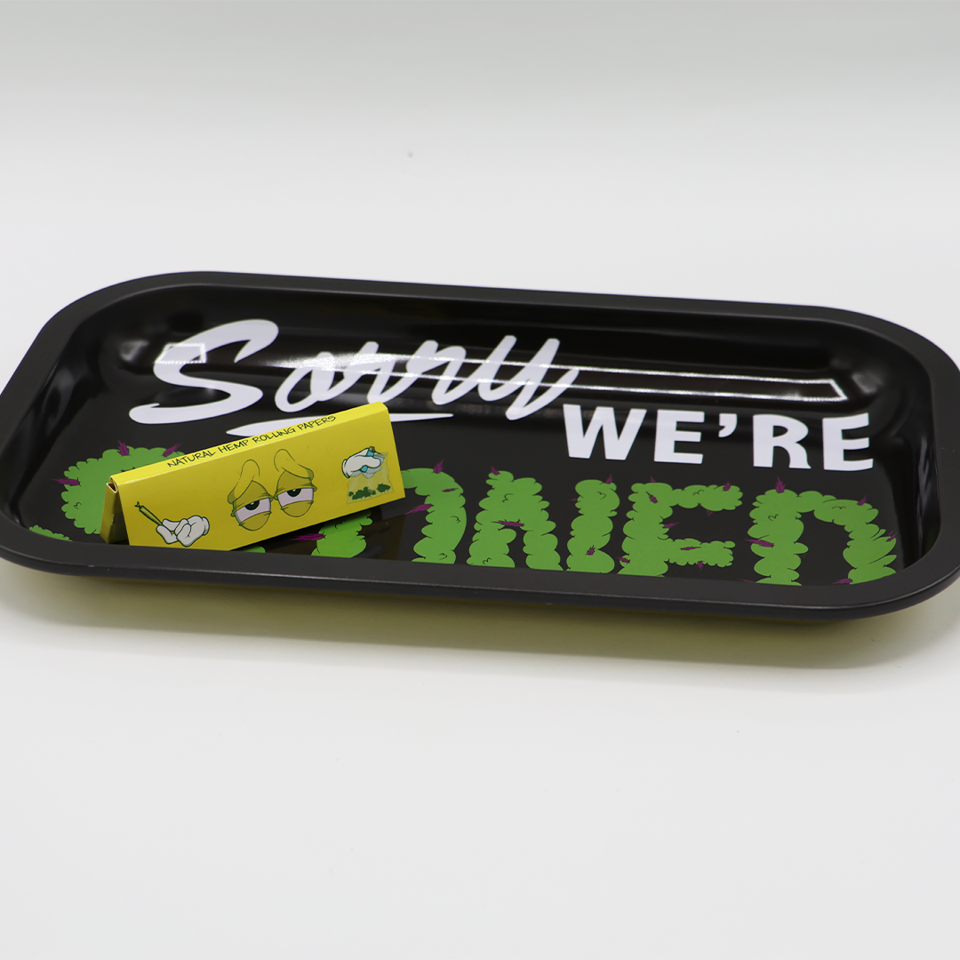 Sorry We're Stoned Rolling Tray - Petty Snacks